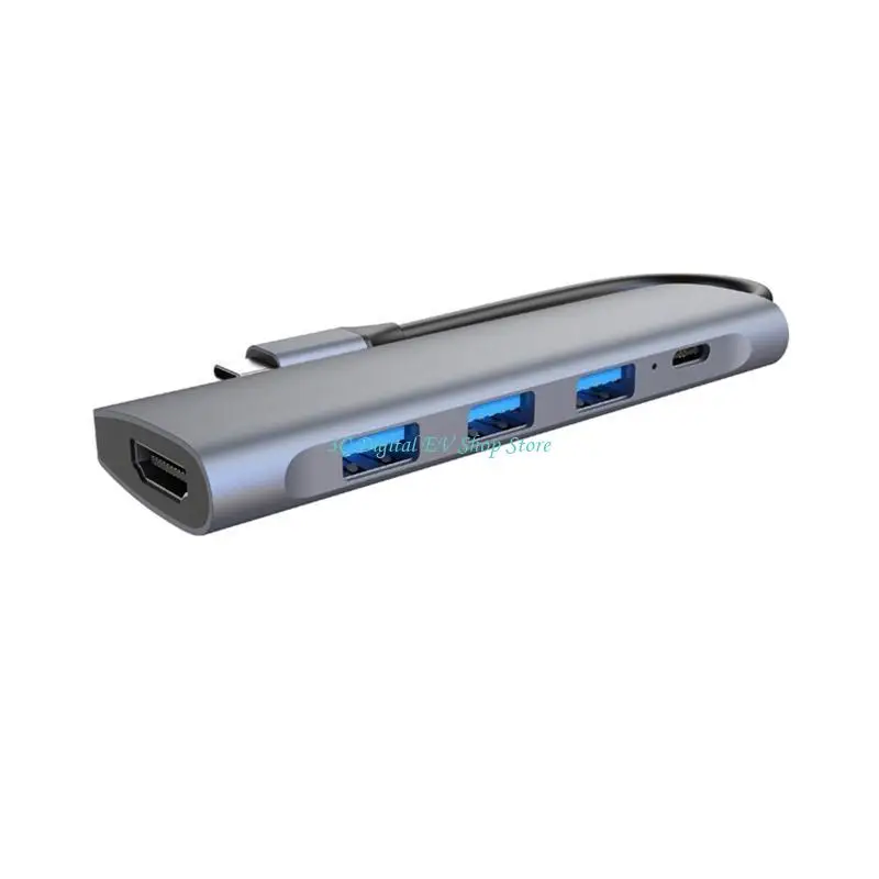 

E74D Type-C HUB Splitter USB3.0 Docking Station PD 87W Fast