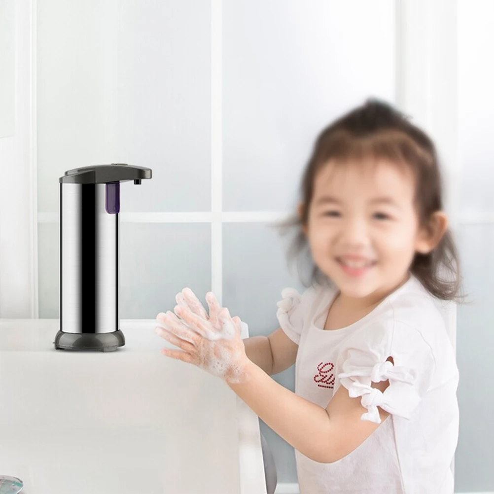 

Sensor Soap Dispenser Automatic Touchless Stainless Steel Intelligent Infrared Bathroom Kitchen Easy Clean