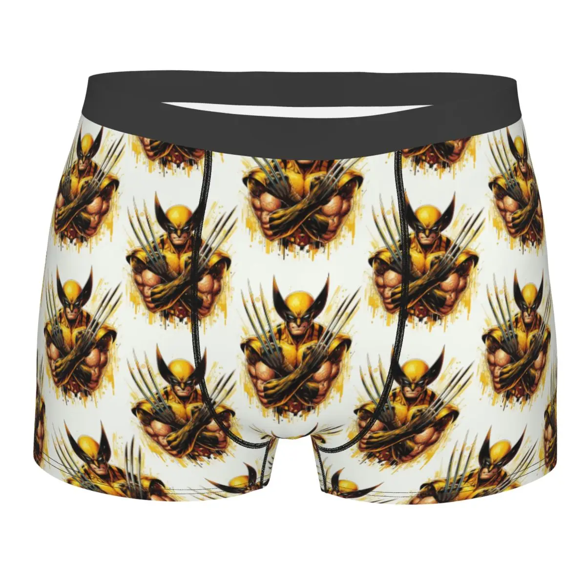 

Custom Wolverine Movie Boxer Shorts For Men 3D Print Underwear Panties Briefs Stretch Underpants