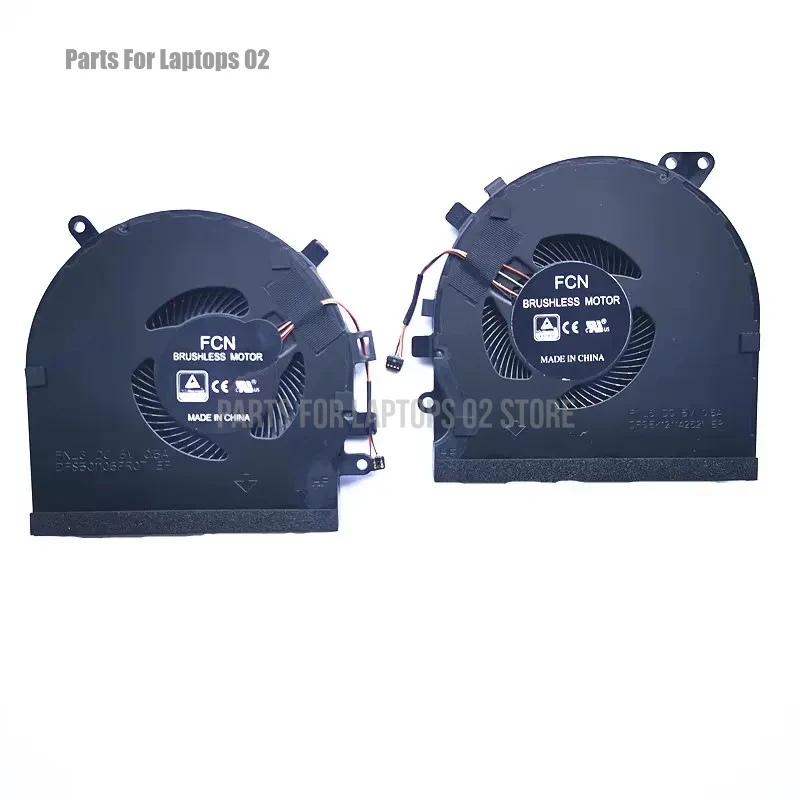 Laptop CPU Cooling Fans for Razer Blade 15 RZ09-0270 02705E76 RZ09 3009 E97 GPU Cooler Radiator fan New DFS5K121142621 FLK7 FL6S