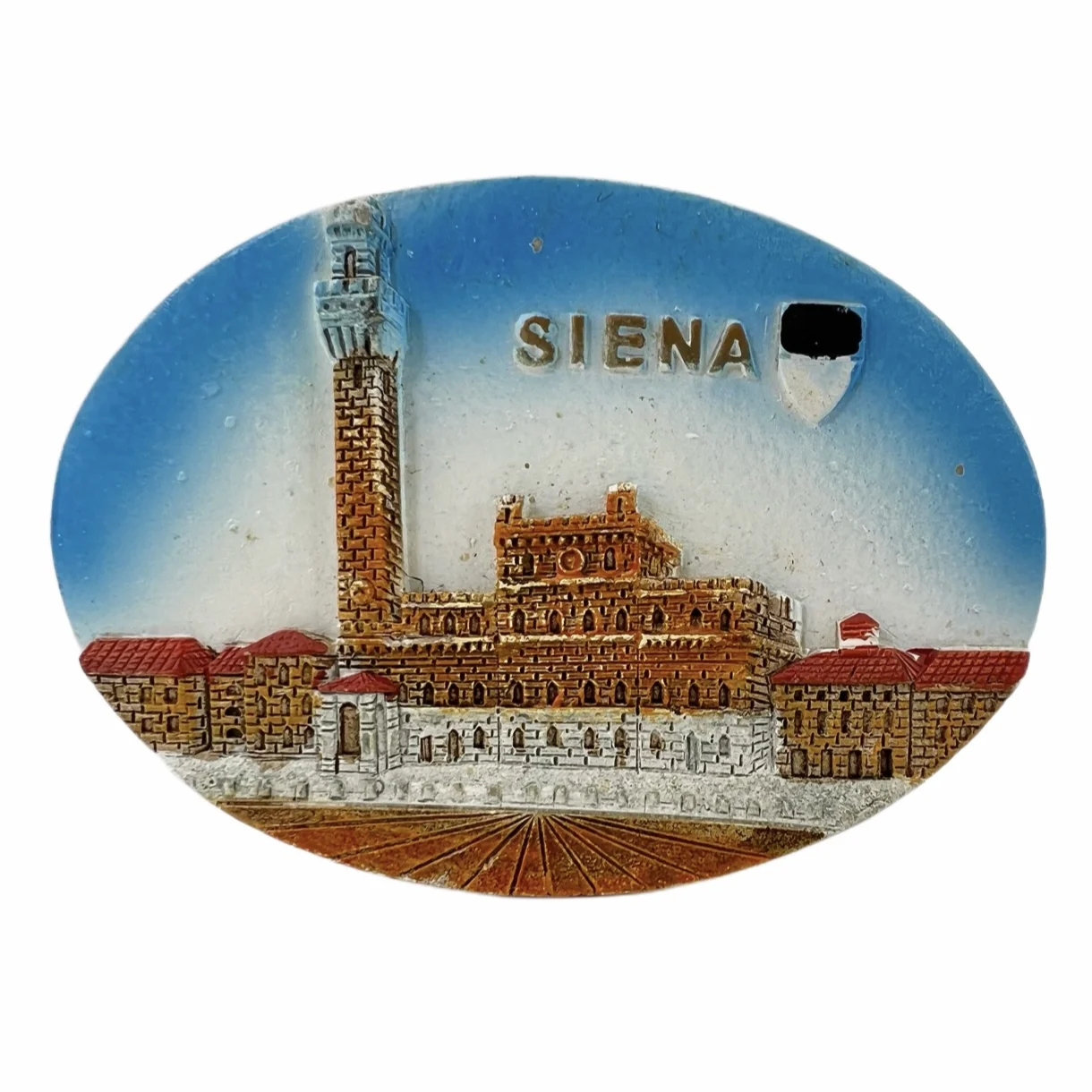 Siena Ancient City，Italy Fridge Magnets Travel 3D Memorial Magnetic Refrigerator Stickers Gift Room Decoration Collectio