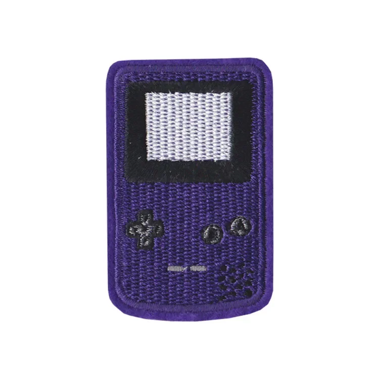 Kolorowe Gameboy łatki haftowane naprasowanki aplikacje Retro GBA konsoli odznaki 90s Nostalgia naszywki na ubrania odzież akcesoria