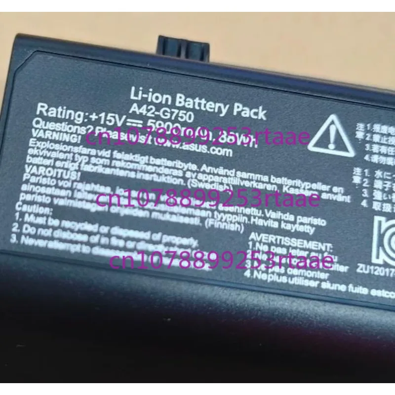 جديد A42-G750 بطارية الكمبيوتر المحمول ل Asus ROG G750 G750J G750JH G750JM G750JX G750JS G750JW G750JZ CFX70 CFX70 #1