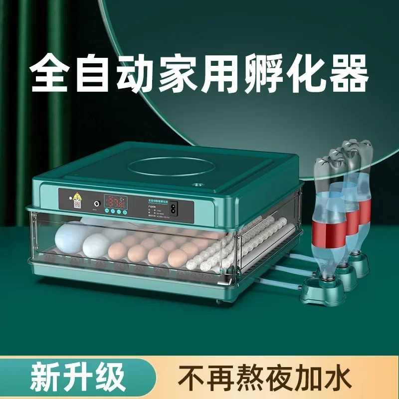 24 Eggs Incubator Fully Automatic Turning Hatching Brooder Farm Bird Quail Chicken Poultry Farm Hatcher Turner chocadeiras