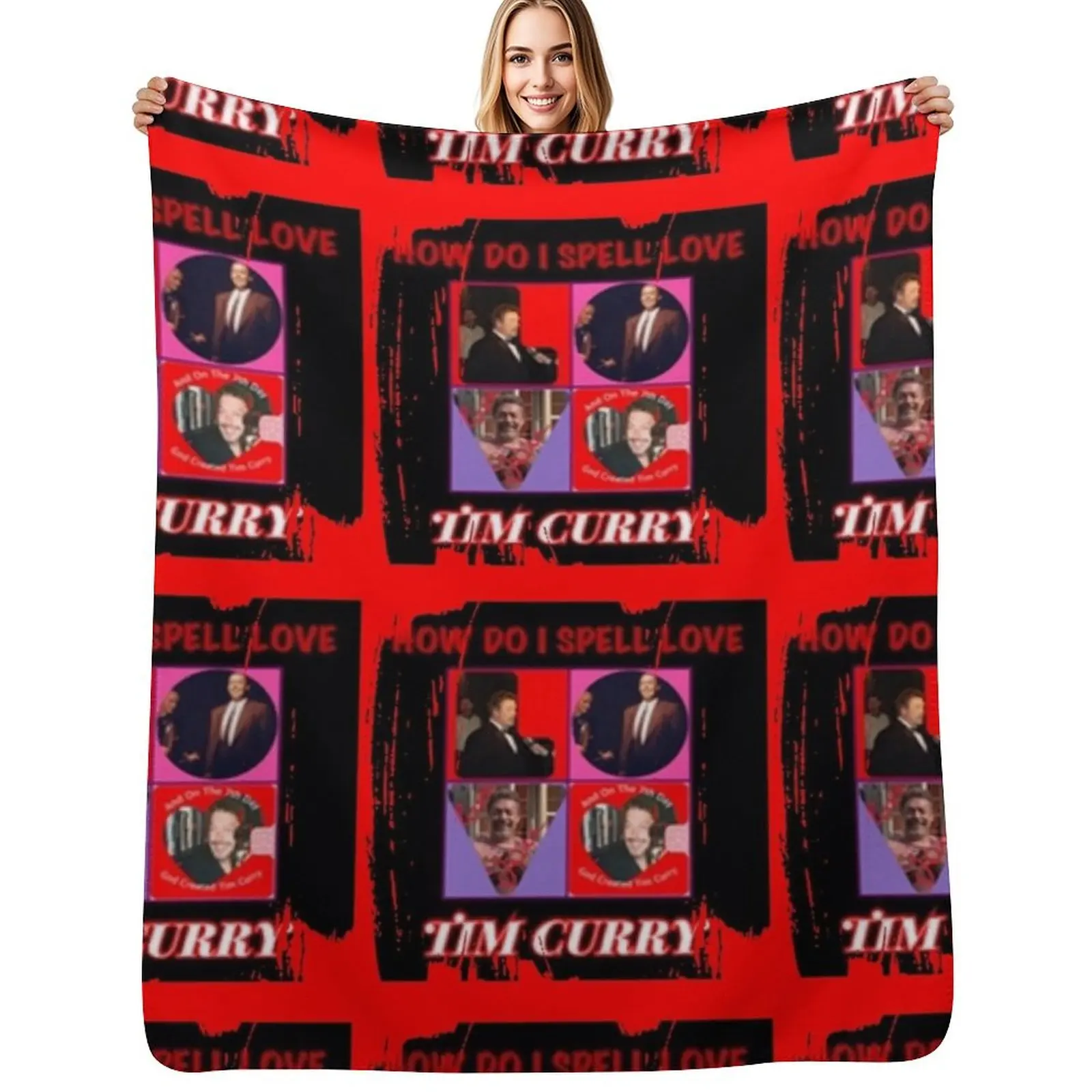 

Tim Curry Love #001 Throw Blanket Blankets For Baby Moving Sofa Throw Blankets