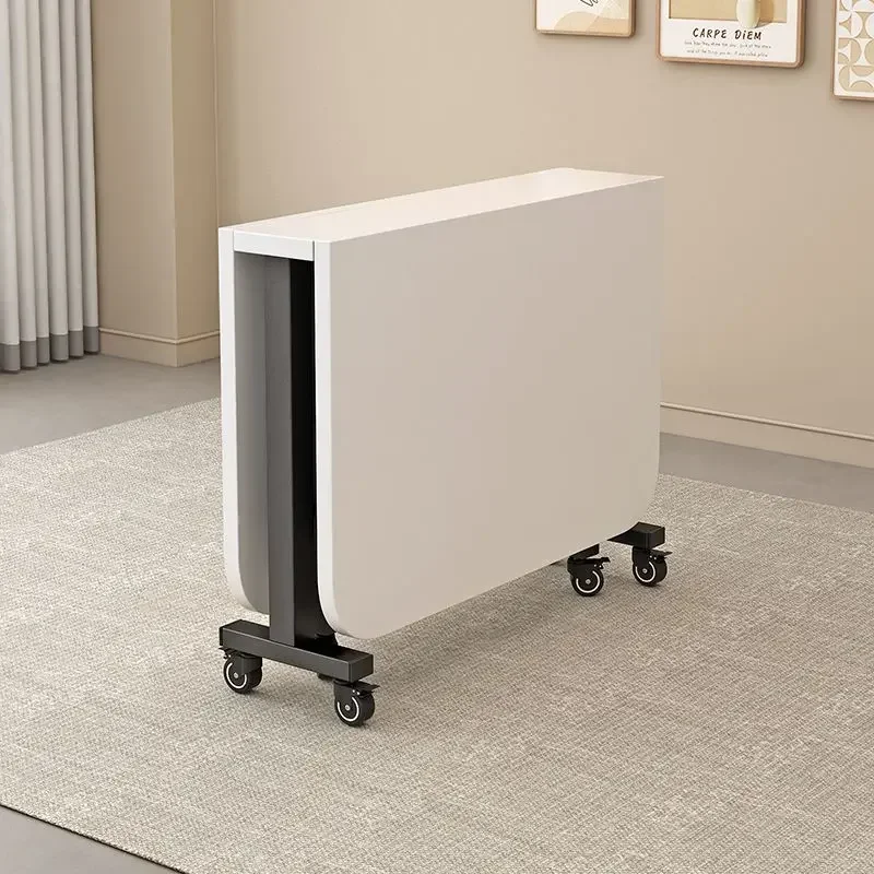 Dining Table, Dining Table, Table, Small Apartment, Household, Movable, Retractable, Rectangular, Table and Chairs, Foldable