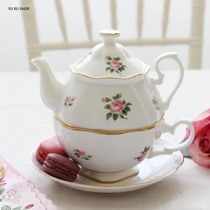 Service à thé anglais en céramique Sophia China, 1 pot, 1 tasse à café, théière à fleurs, tasse à thé S/05 er, tasse britannique, bouilloire, service à thé en porcelaine, cadeau