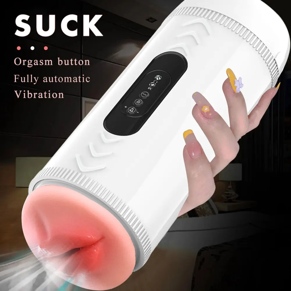 Male Masturbator Sex Toys For Men Automatic Sucking Real Vagina Vibrator Male Masturbation Cup Pussy Pocket Sex Machine Toys 18