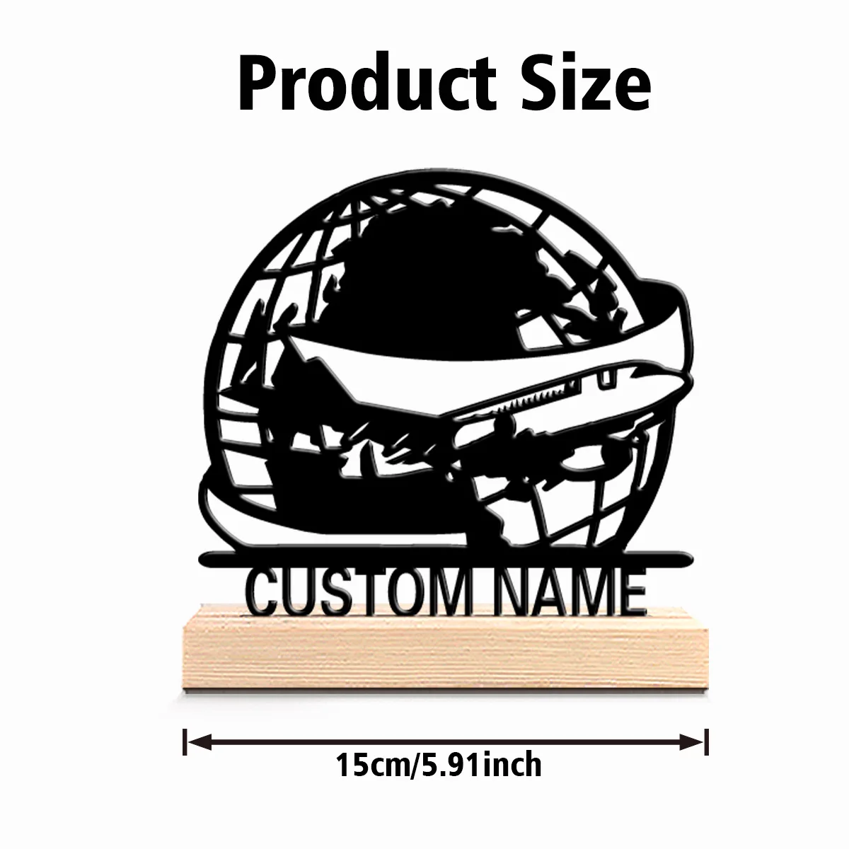 1pc Fun Personalized Custom Dart Wooden Base Wall Decor for Living Room Garage Modern Industrial Style Halloween decorations view 2
