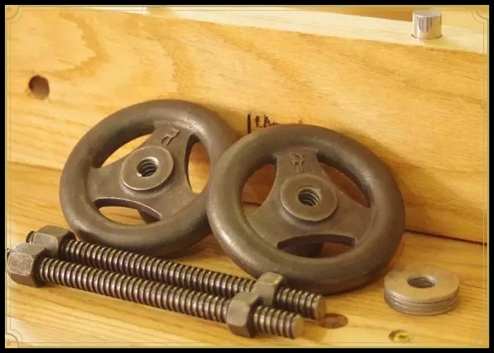 Woodworking Tools, Jigs, Tabletop Clips, Two-handed Wheel Sets