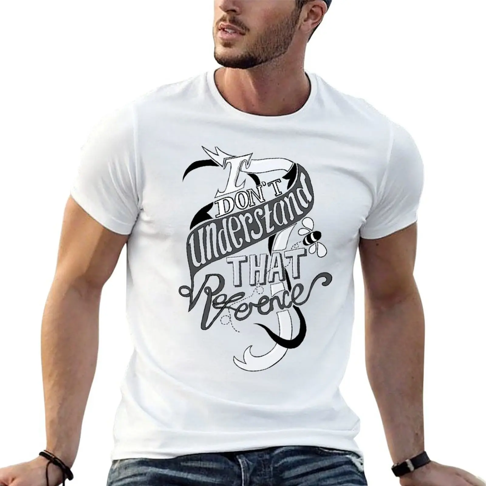 I don't understand that reference T-Shirt man t shirt luxury t shirts for man slim fit t shirts cotton 100% T-shirt
