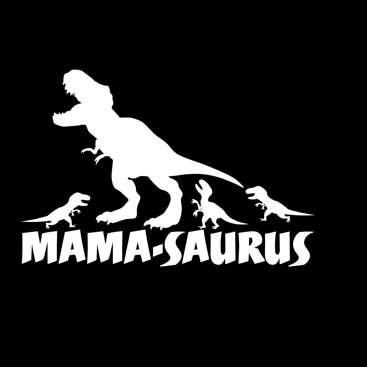 공룡 엄마 육아 자동차 스티커, 차체 범퍼 및 뒷창 장식 스티커