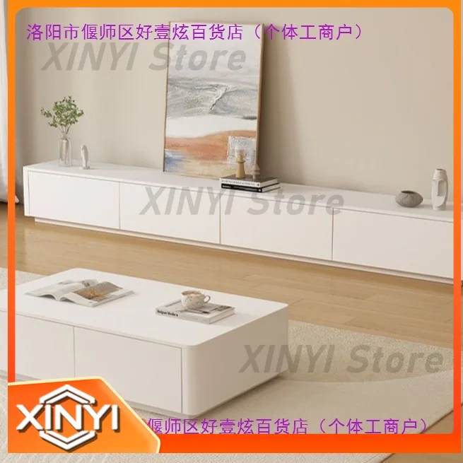TV Stand for Small Spaces Modern Minimalist Living Room TV Cabinet Luxe Floor Standing TV Console Table Combo
