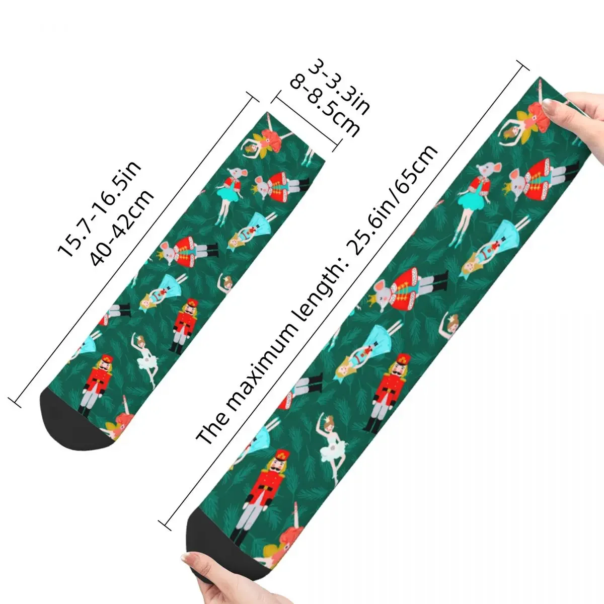 Nutcracker Socks Men Women Hip Hop Fashion Socks Novelty Street Style Spring Summer Autumn Winter Middle Tube Socks Gift