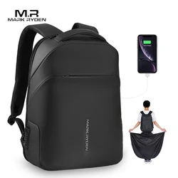 Mark ryden anti-ladrão moda masculina mochila multifuncional à prova dwaterproof água 15.6 polegada bolsa para portátil homem carregamento usb saco de viagem