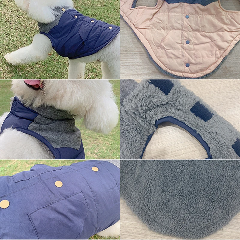 Autumn Winter Dog Jacket Vest Warm Fleece Pet Clothes for Small Dogs Pomeranian Dachshund Low Price Promotion Puppy Clothing