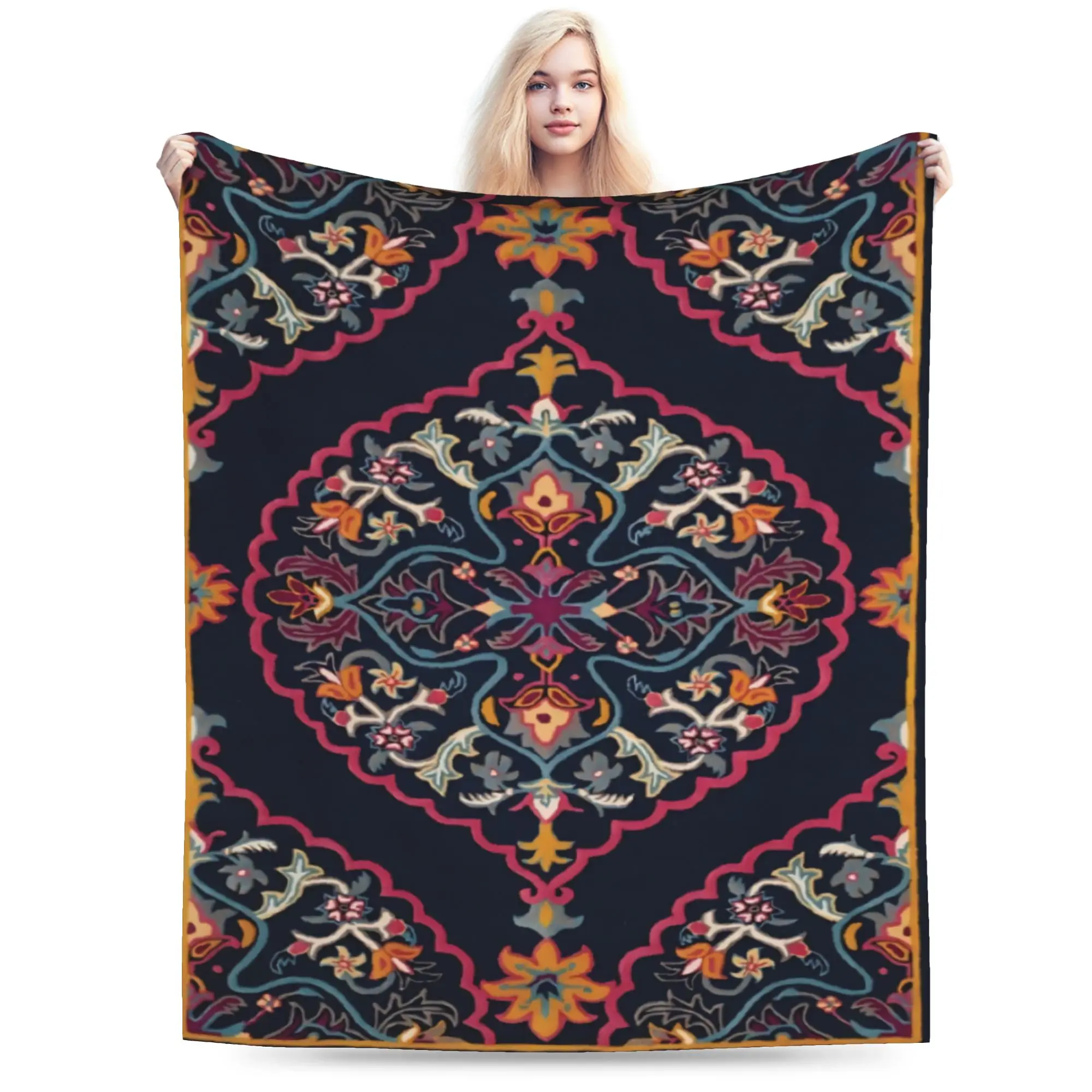 Aladdins Magic Carpet  Accessories Blanket Lightweight Thin Fleece  Throw Blankets Relax Plush Thin Quilt