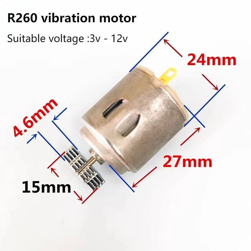 Small Vibration Motor 130 030 140 Micro DC Motor for DIY Massager 3V 6V High Torque Mini Vibration Motor