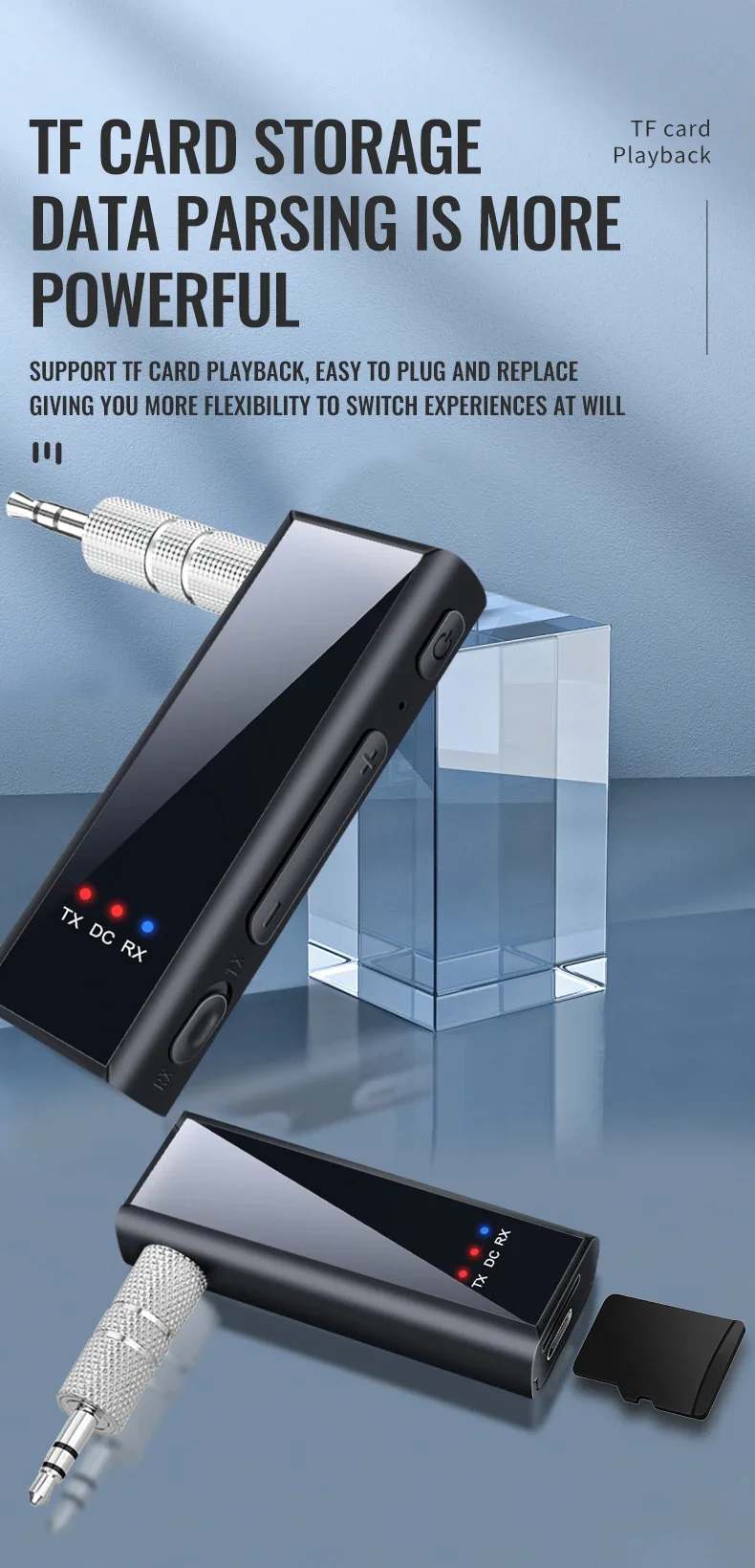 بلوتوث 5.4 استقبال الصوت الارسال Hansfree دعوة 3.5mmAUX جاك الصوت AUX ستيريو الموسيقى محولات لاسلكية للتلفزيون الكمبيوتر مجموعة السيارة