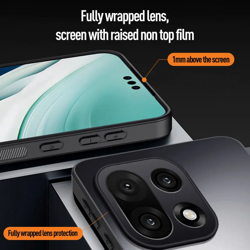 غطاء خلفي غير لامع من مادة البولي يوريثان الحراري الناعم المقاوم للصدمات AG لهاتف OnePlus 15 OnePlus15 5G #2