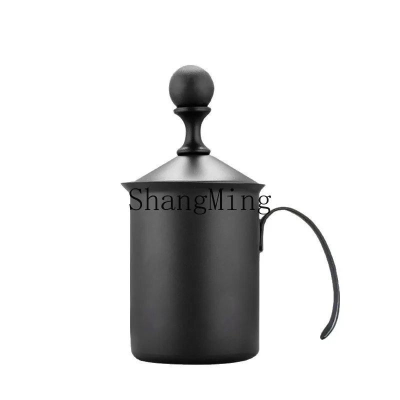 

Ручной вспениватель молока PYH, 500 мл, с тефлоновой насадкой для взбивания, для кофе и молочных напитков