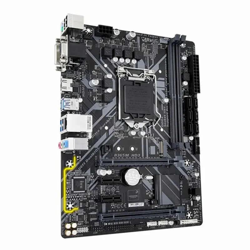 For Gigabyte B365M HD3 Motherboard 32GB VGA M.2 SATA III LGA 1151 DDR4 Micro ATX B365 Mainboard 100% Tested Fully Work