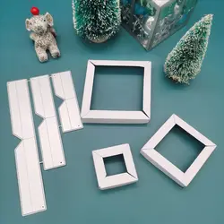 border photo frame Metal Cutting Dies Scrapbooking New 2022 DIY Scrapbooking Photo Album Decorative Embossing DIY Paper Card