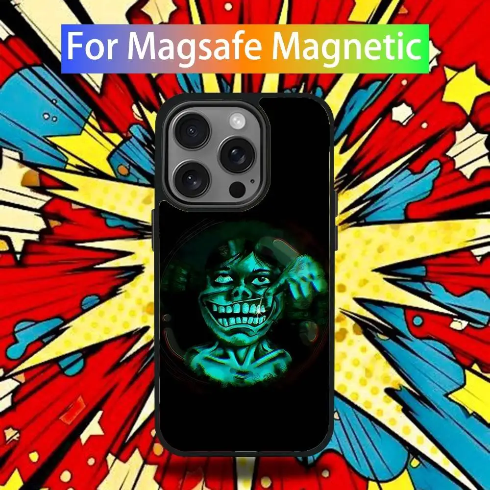 دخيل لا أنا لست حافظة هاتف بشري لهاتف آيفون 17,16,15,14,13,12,11,Pro,Max,Plus,Mini,SE4 شحن لاسلكي Magsafe مغناطيسي