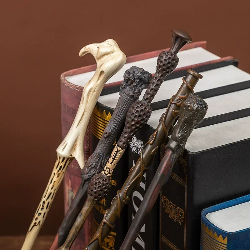 Varita de Dumbledore, Insignia de Hogwarts y las Reliquias de la Muerte, Varita Mágica de Hermione y Voldemort, Accesorios de Cosplay, Regalo de Cumpleaños