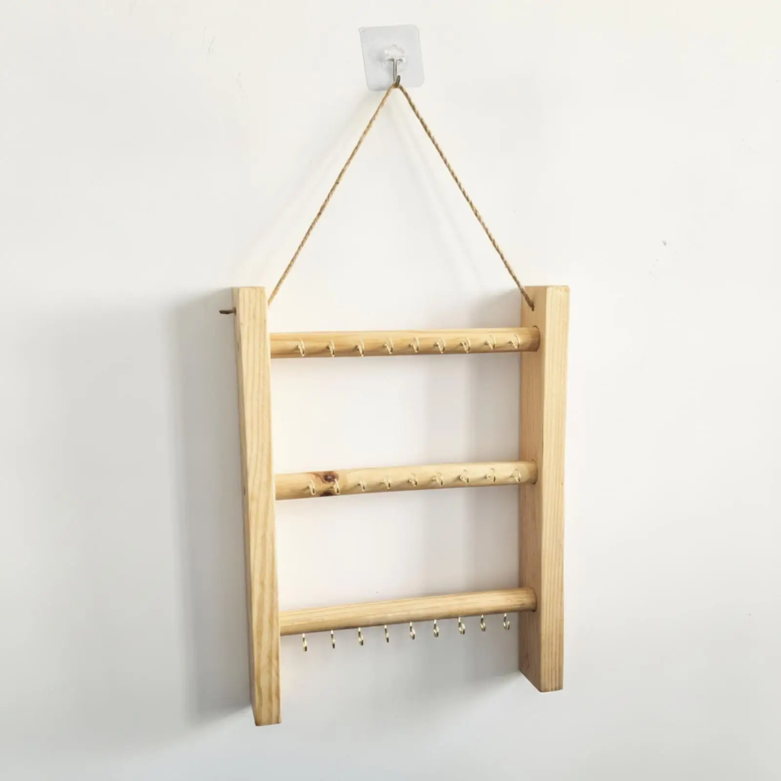 Jewelry Organizer Rustic Necklace Holder Sturdy for Dressing Area