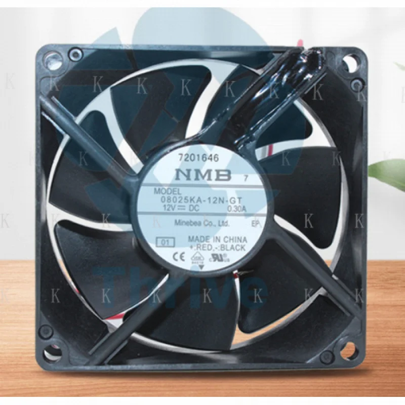 C  FOR  NMB 08025KA-12N-GT 8025 12V 0.30A IP68 Waterproof Fan