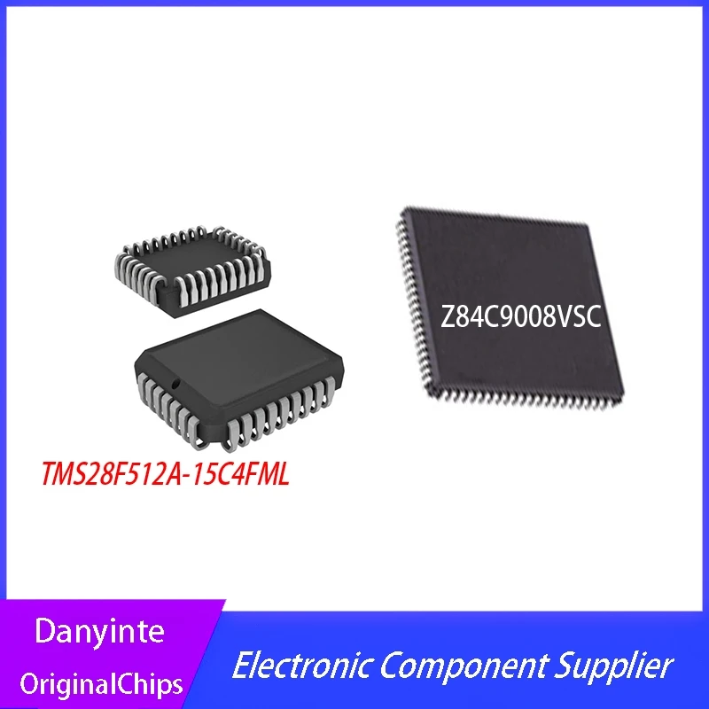 New 5Pcs/Lot  Z84C9008VSC  Z84C9008  Z84C9008VSC z80  PLCC-84   TMS28F512A-15C4FML   TMS28F512 PLCC-32