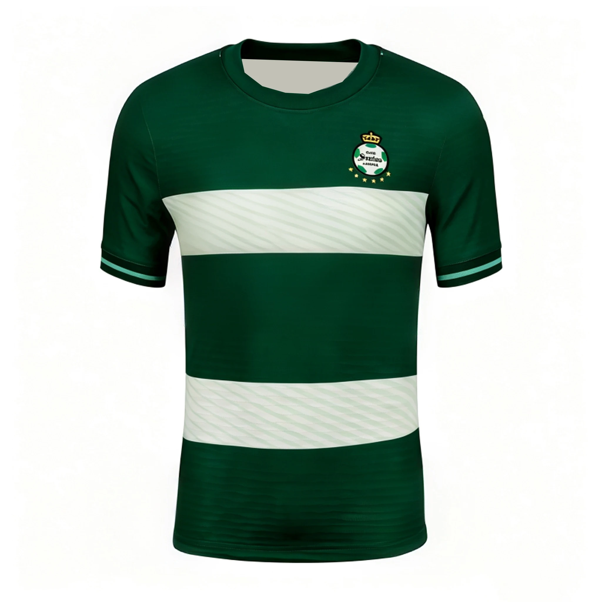 2026 Santos Laguna 3D Printed Football Jersey Men's Summer Quick Drying Breathe Short Sleeved T-shirt Family Matching Clothing