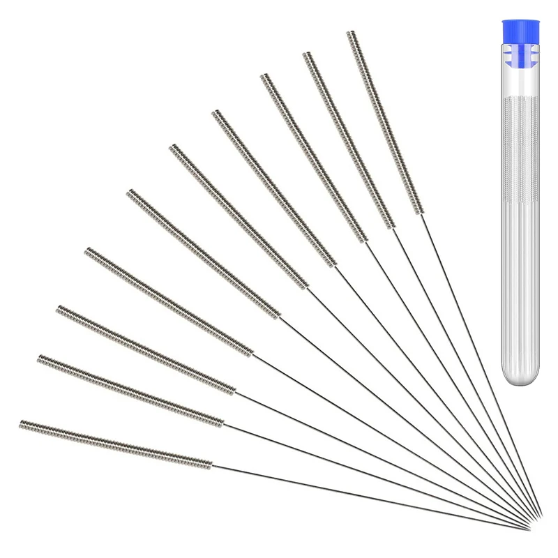 

10Pcs Stainless Steel Nozzle Cleaning Needle 0.2mm 0.3mm 0.4mm 0.5mm 0.6mm 0.8mm 1.0mm Drill Bits 3D Printer Nozzle Cleaning Kit