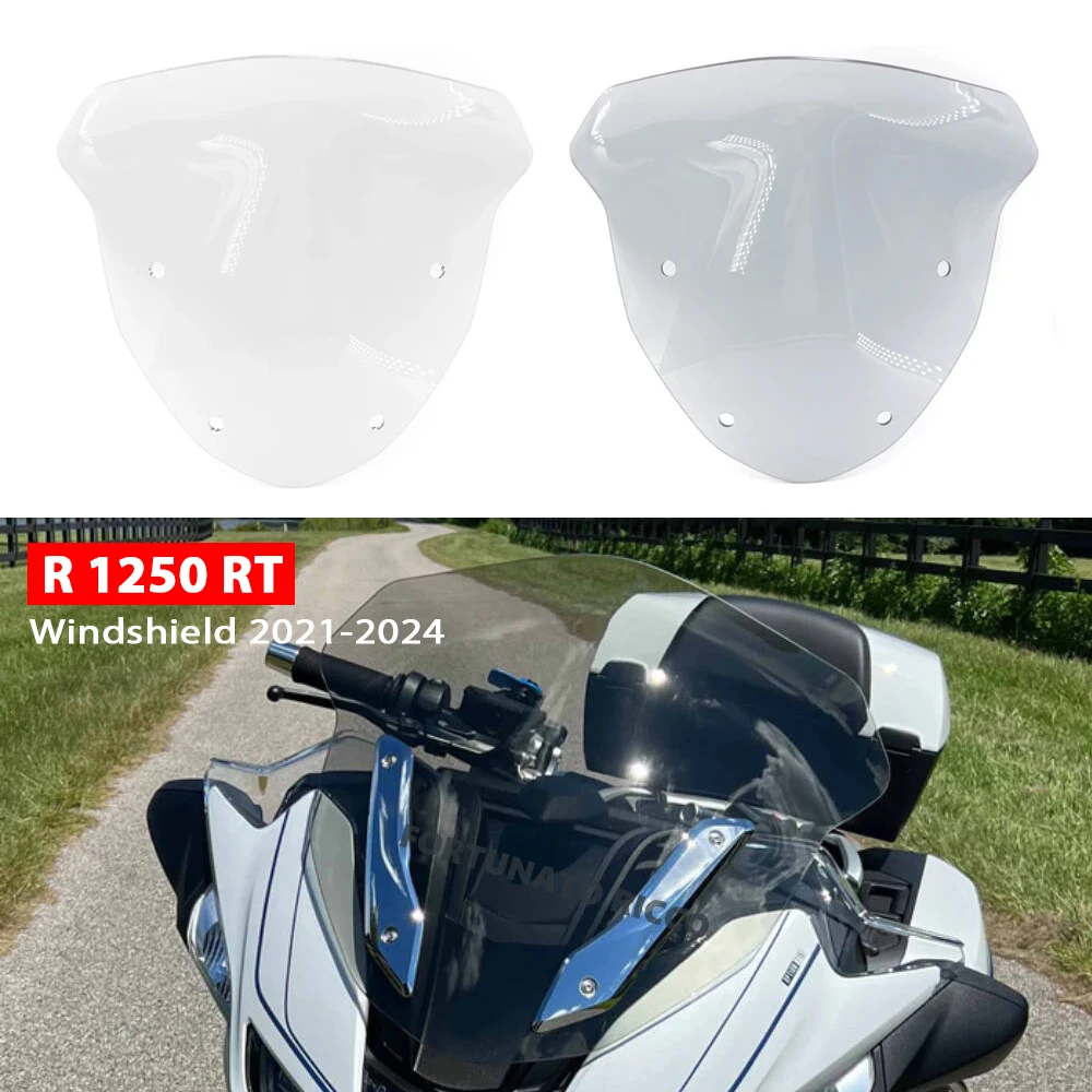 

For BMW R1250RT R1250 RT 2021-2024 Motorcycle Windshield Front WindScreen Heightened Deflector R 1250 RT Increase Wind Screen