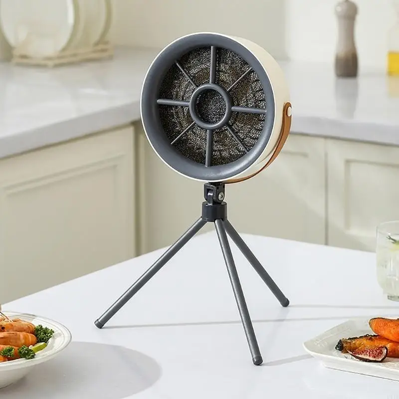 U1JE Small Desktop Soot Absorbers with Fashion Kitchen Exhaust Hood Plastic Texture Suitable for Home or Outdoor Cooking