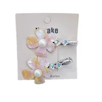 Sweet Shell Flower Hair Clips For Girls Cute Bangs Fringe Broken Hair Barrettes Trendy Daily Women Hair Accessories Headwear - Image 5