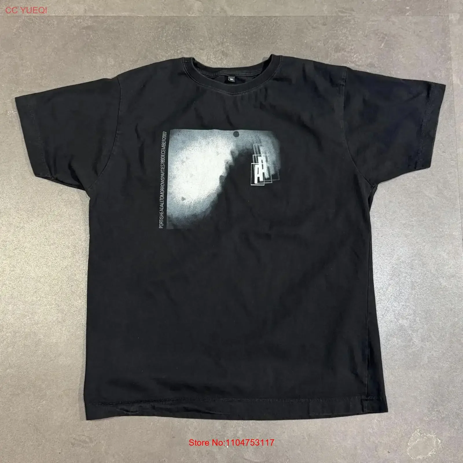Vintage 00s Portishead T Shirt Size XL long or short sleeves vintage Washed Unisex graphic Versatile Stretched Breathable