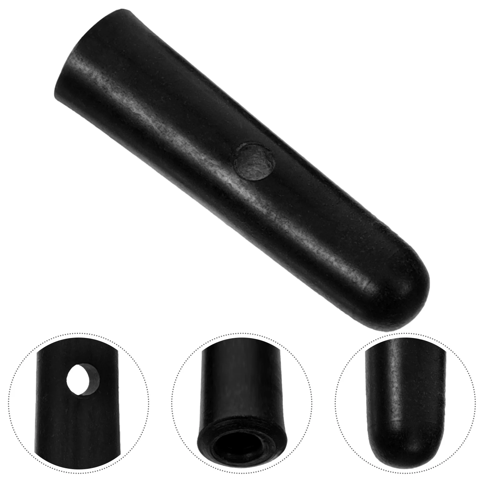 Replacement Umbrella Tail Beads Foldable Accessories Convenient Raindrops Black