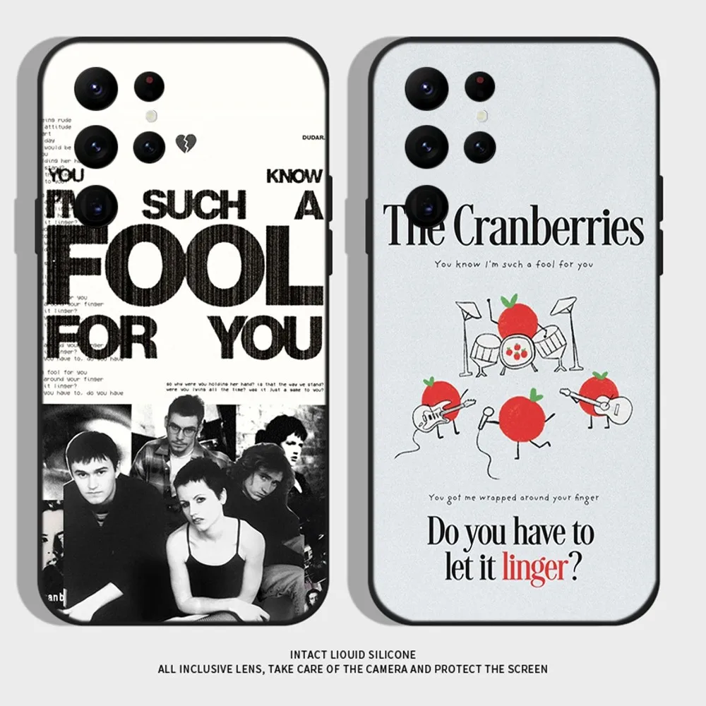 

Band The Cranberries Zombie Phone Case For Samsung S25,S24 Ultra,S20,S30 plus,S22 plus,S23,S30 ultra 5G Silicone Cover