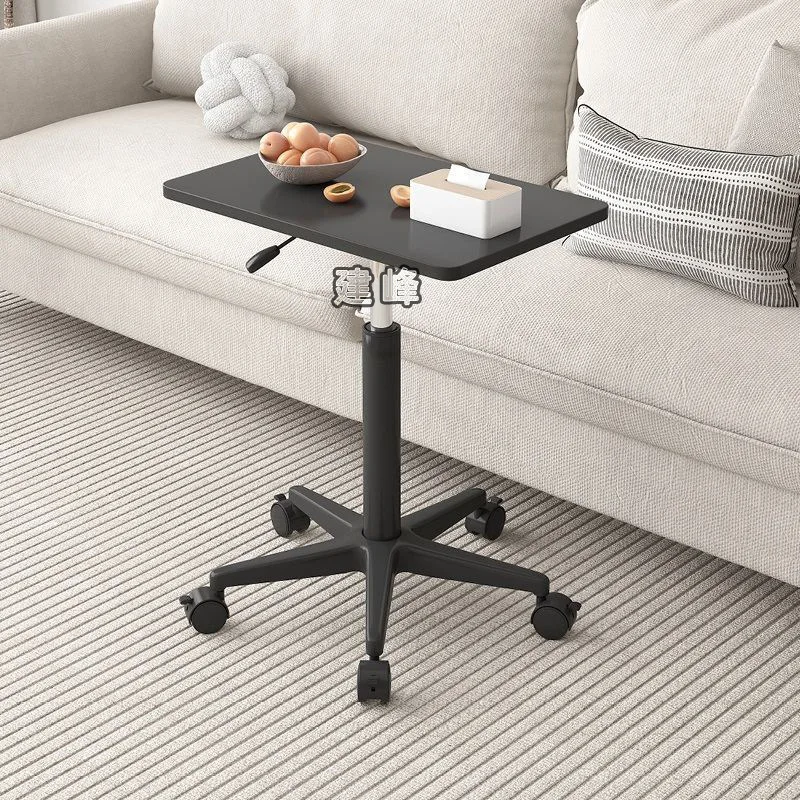 Mobile side few household bedside liftable small table standing notebook computer table with wheels sofa bedside table