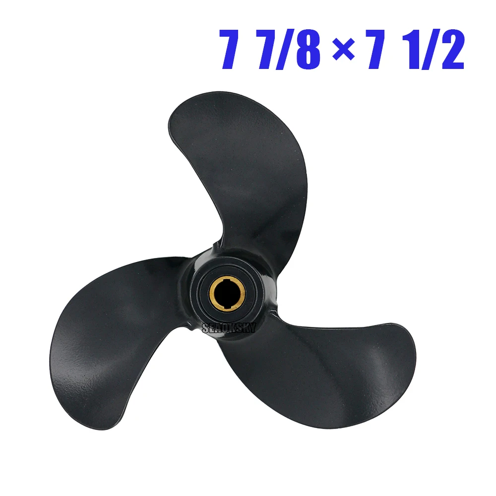 58130-ZV1-841ZB Outboard Propeller For Honda 4HP 5HP 6HP 7 7/8 *7 1/2 Boat Motor Aluminum Alloy Screw 3 Blade