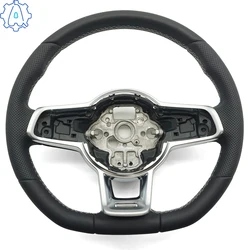 Stuurwiel is geschikt voor VW Golf7 MK7 GTI Rline GTE, gemaakt van echt leer met stuurframe, auto-accessoires
