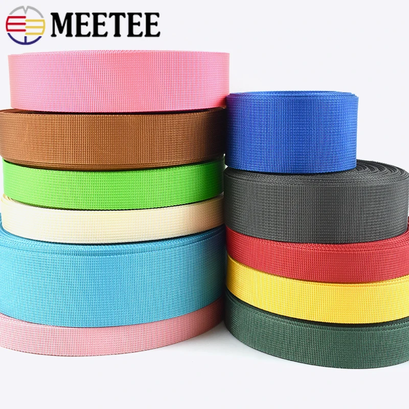 

5Meters 20-50mm Nylon Tapes For Car Seat Belt Backpack Strap Thick 1mm Webbing Luggage Binding Band Sewing Bias Accessory