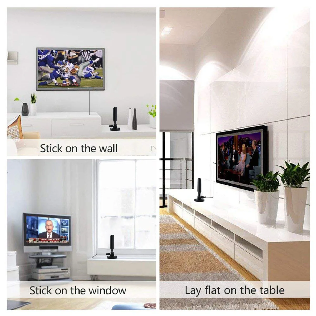 Trong Nhà Kỹ Thuật Số HDTV Anten Khuếch Đại 4K HD Tăng Cường Tín Hiệu Kênh Miễn Phí DVBT2 ATSC Dài Mặt Đất Tầm Sóng Truyền Hình Vệ Tinh đầu Thu