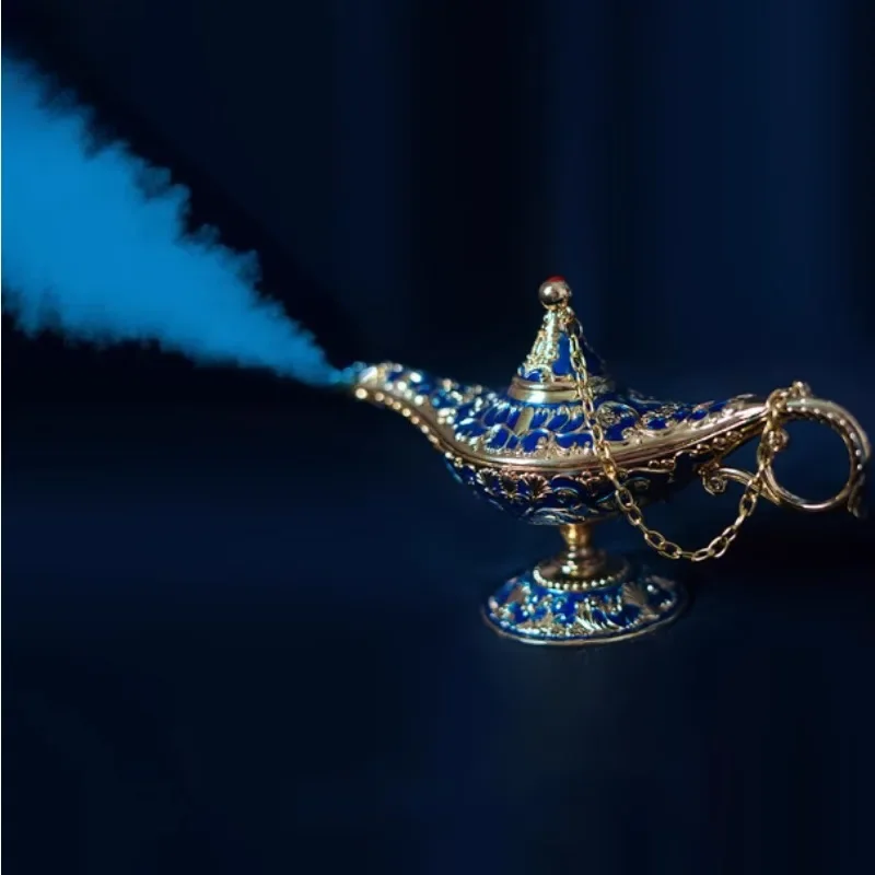 Aladdin Smoke Pot Ricaricabile Trucco Magico Genie Lampada Stage Magic Close Up, Continuo Nessun Odore Macchina Della Nebbia Prop