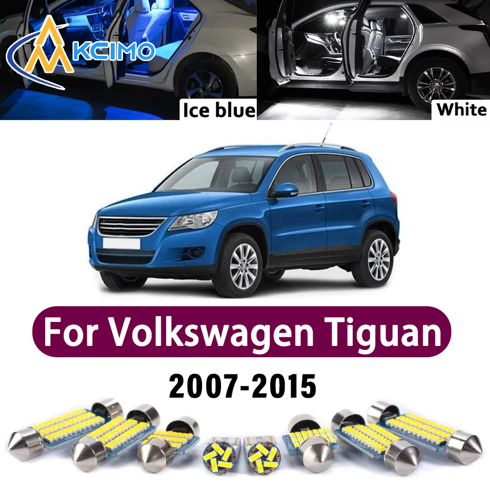 

Super Bright LED Interior Lamp Kit For Volkswagen Tiguan 5N 2007-2015 Error Free Canbus Dome Trunk Reading Mirror Light Bulbs