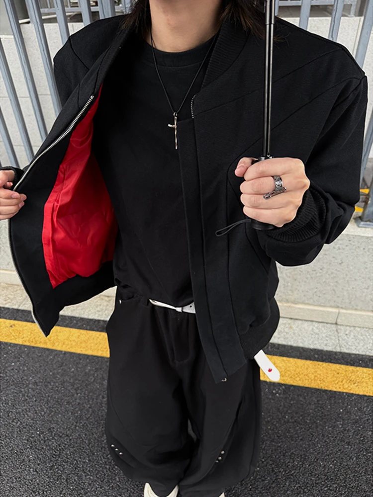 

Cleanfit Red Мужской бомбер Jaet Flight Coat ort Спецодежда Верхняя одежда American Sle oulder Ball Game Осенний сезон Хлопок