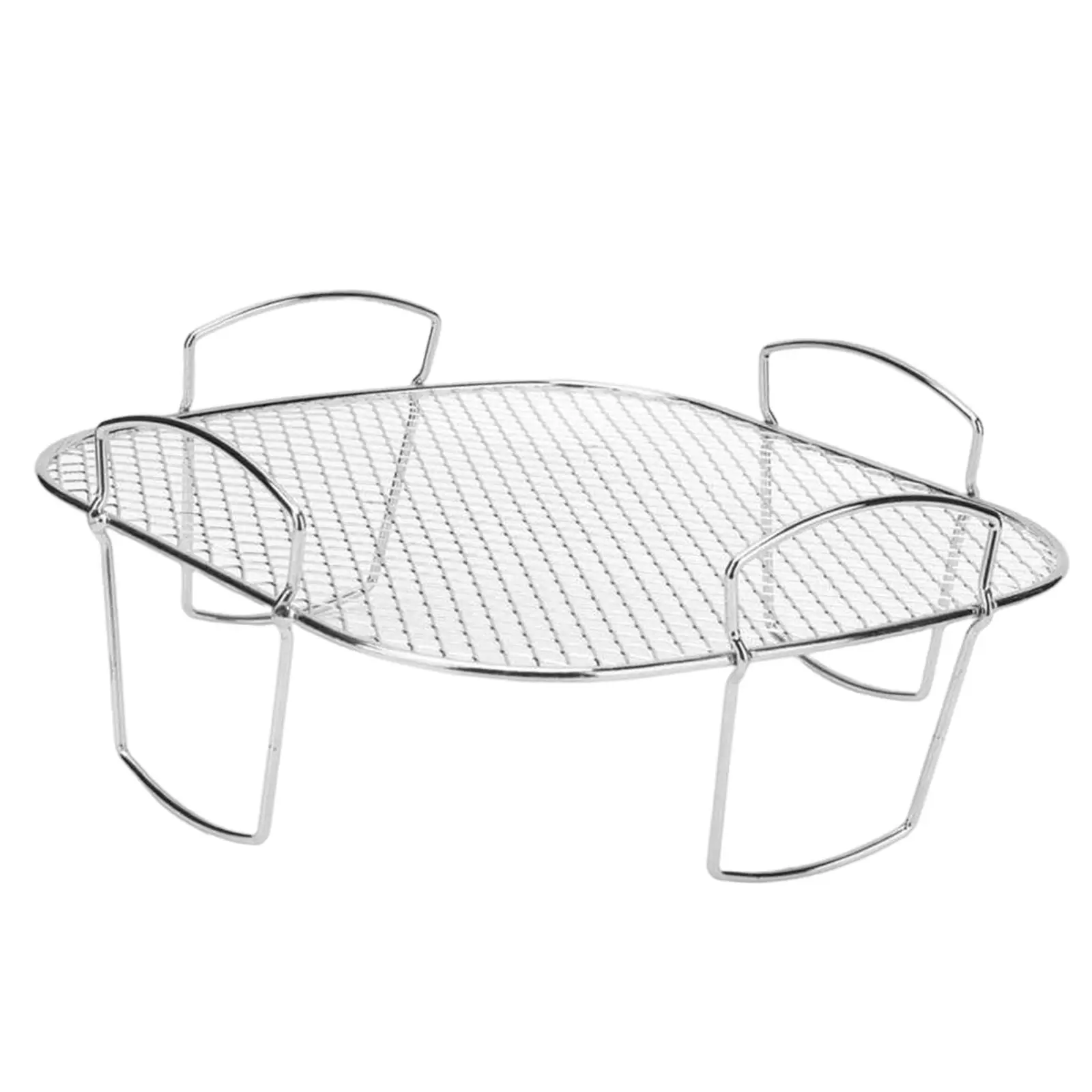 그릴 랙 내구성 있는 오븐 냉각 선반 프라이어 액세서리 사각 에어 프라이어 랙