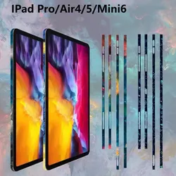 Colorful Grain Decal Skin For iPad Pro 2021 2020 2018 12.9 11 Air4 Mini6 3M Side Skins Wrap Border Film Cover Protector Sticker